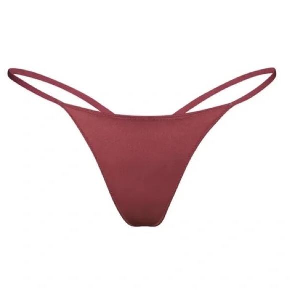 SKIMS Other - Skims Red Pink Berry T-String Thong Panties Size 4X